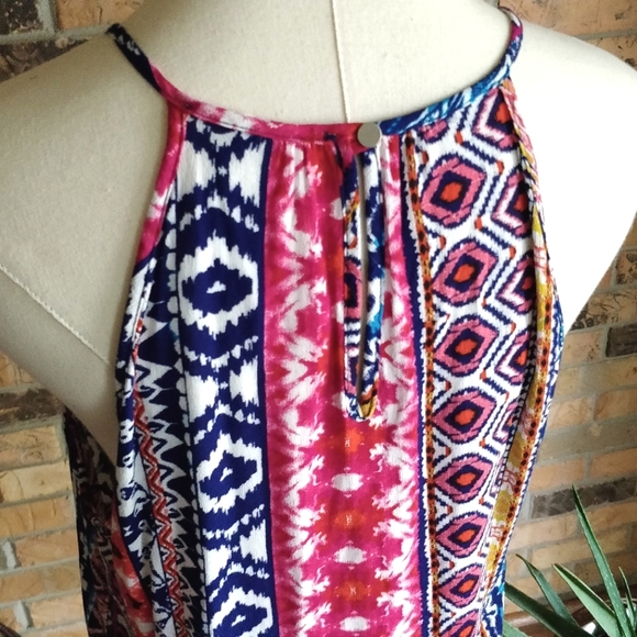 the impeccable pig Beach Colorful Print Halter B3 - Picture 5 of 7